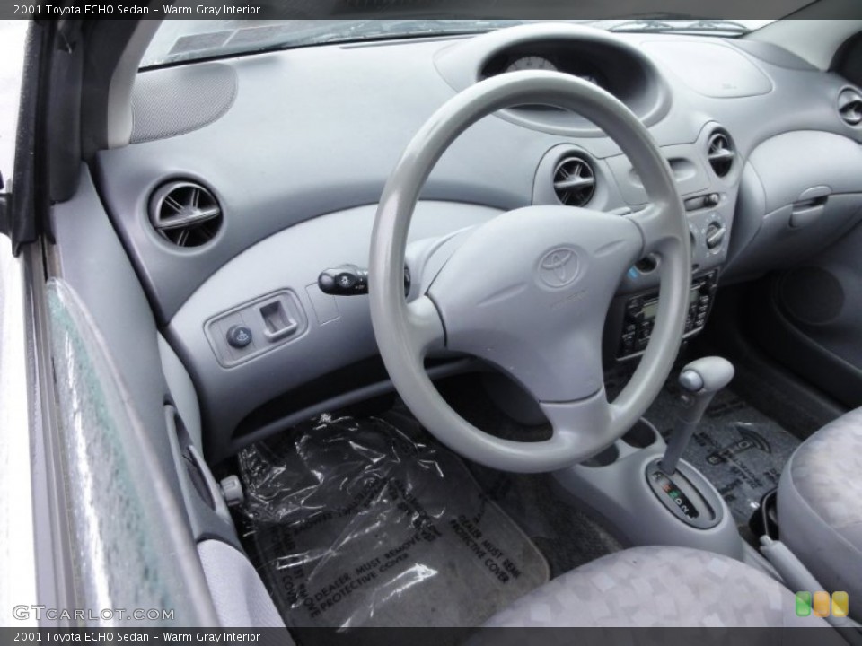 Warm Gray Interior Photo for the 2001 Toyota ECHO Sedan #74576798