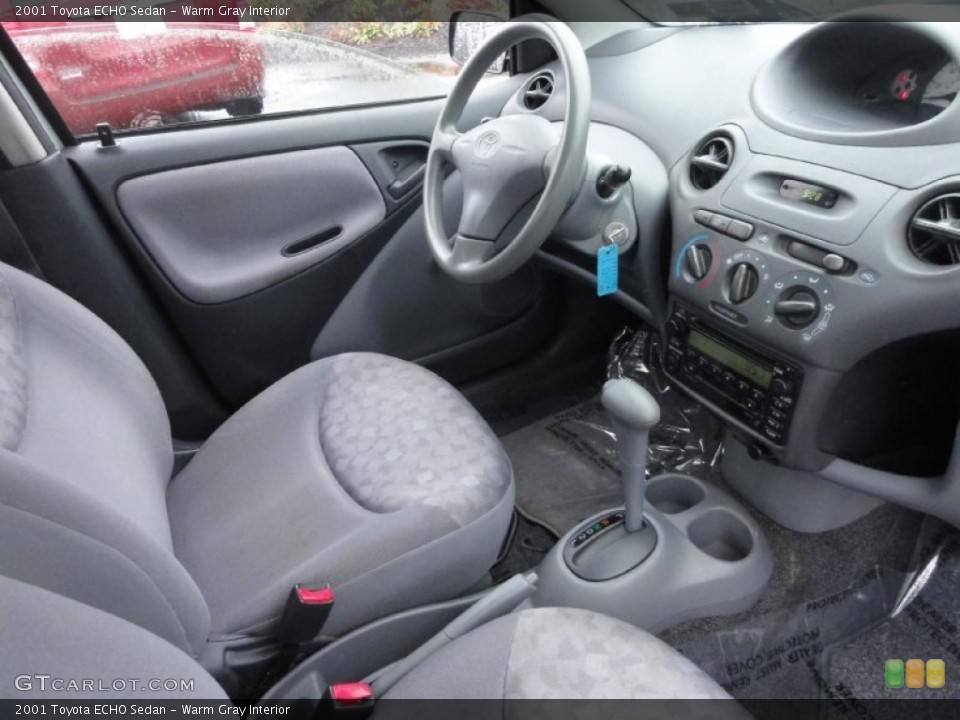 Warm Gray Interior Dashboard for the 2001 Toyota ECHO Sedan #74576896