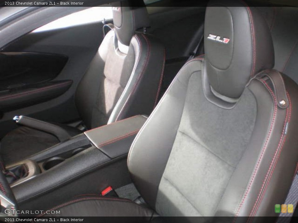 Black Interior Front Seat for the 2013 Chevrolet Camaro ZL1 #74577488