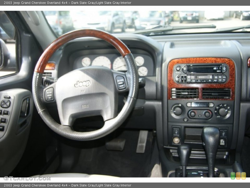 Dark Slate Gray/Light Slate Gray Interior Dashboard for the 2003 Jeep Grand Cherokee Overland 4x4 #74578649