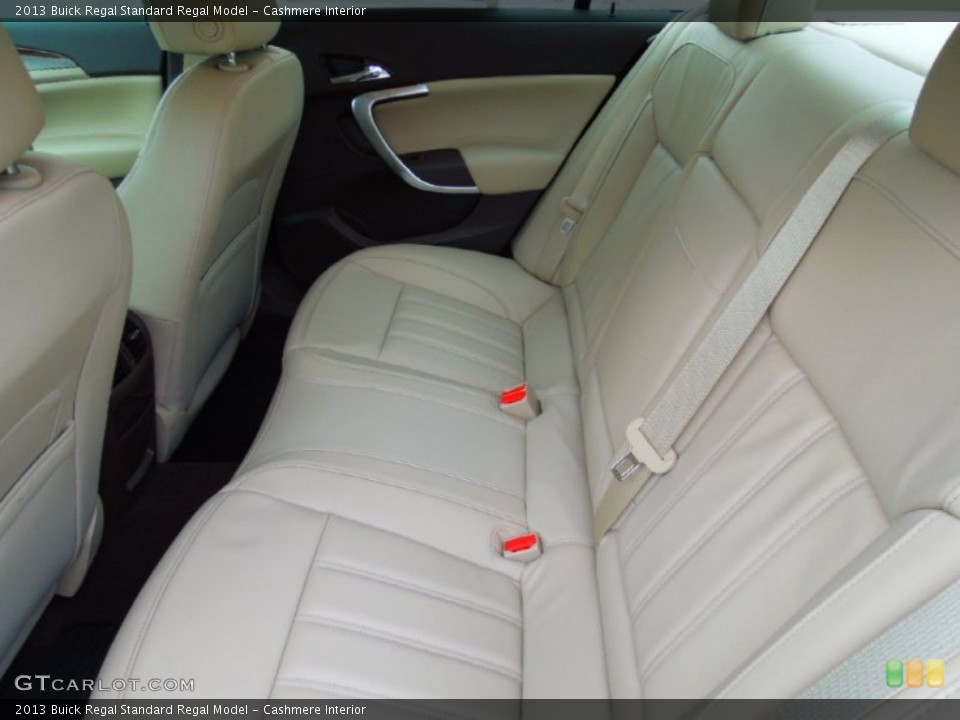 Cashmere Interior Rear Seat for the 2013 Buick Regal  #74580536