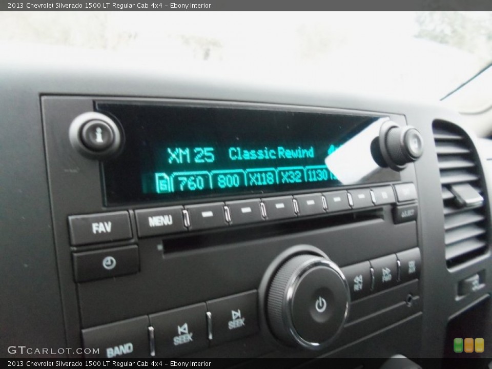 Ebony Interior Audio System for the 2013 Chevrolet Silverado 1500 LT Regular Cab 4x4 #74582030