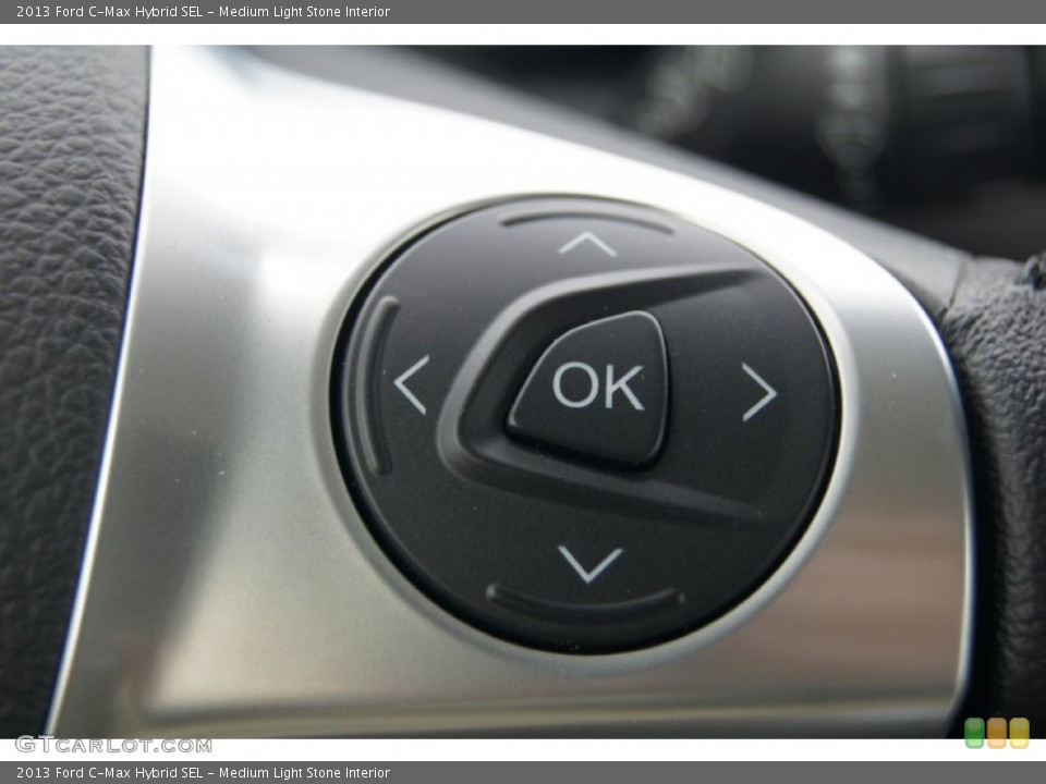 Medium Light Stone Interior Controls for the 2013 Ford C-Max Hybrid SEL #74582502