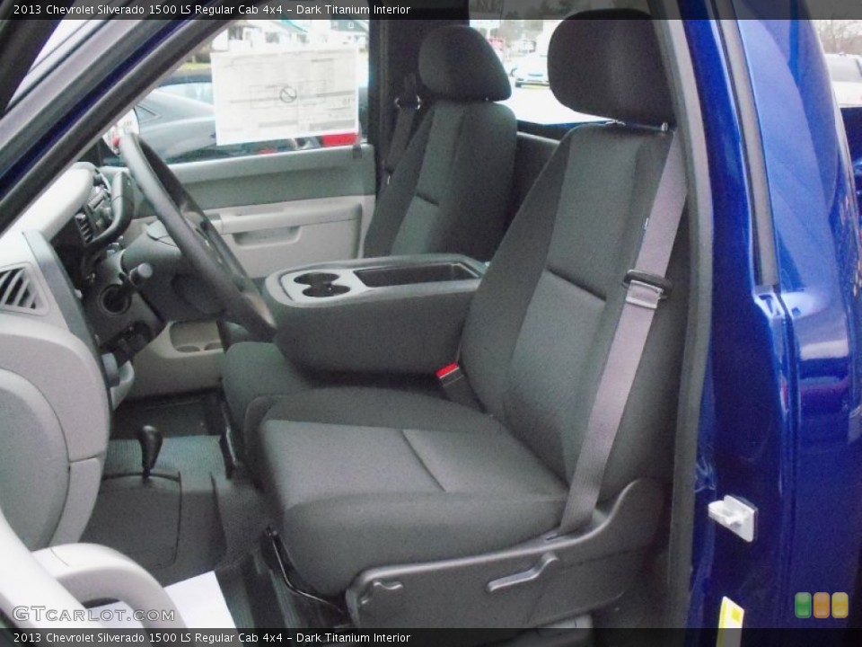 Dark Titanium Interior Front Seat for the 2013 Chevrolet Silverado 1500 LS Regular Cab 4x4 #74582713