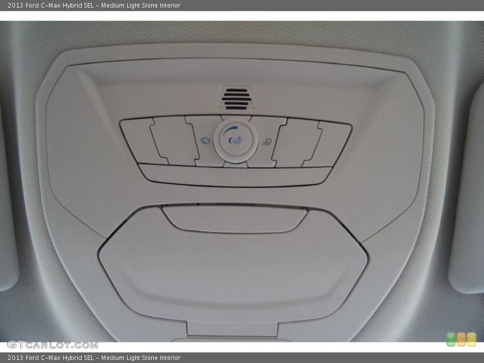 Medium Light Stone Interior Controls for the 2013 Ford C-Max Hybrid SEL #74582861
