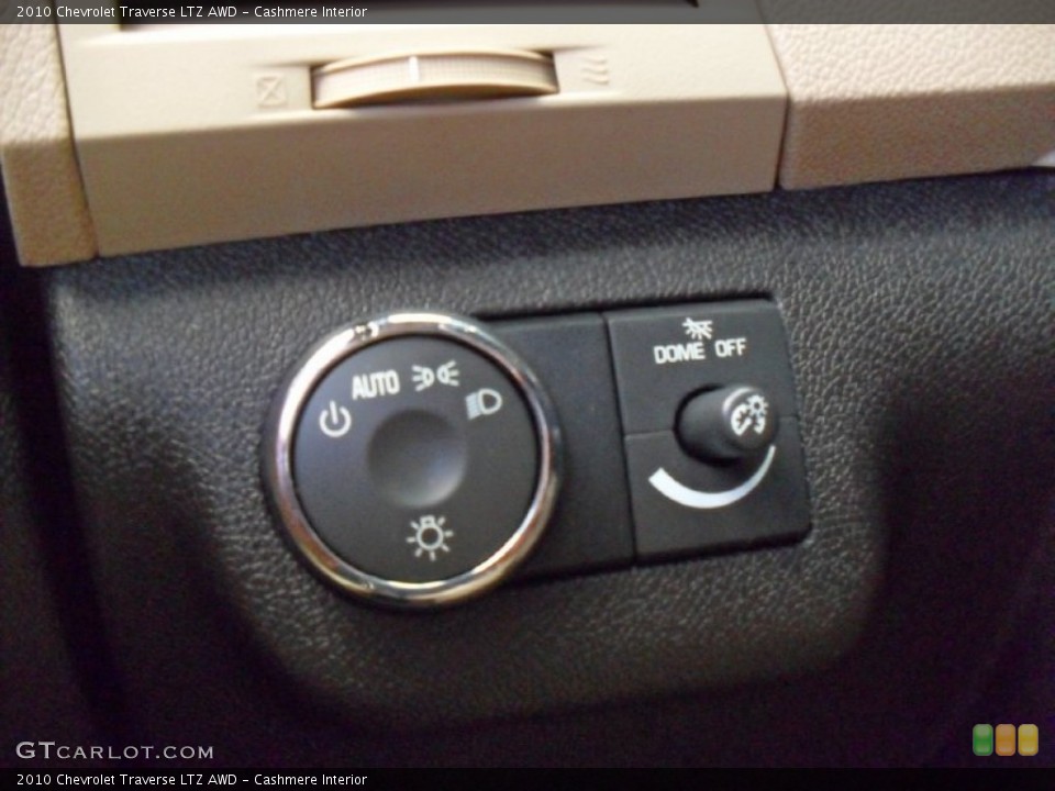 Cashmere Interior Controls for the 2010 Chevrolet Traverse LTZ AWD #74583059