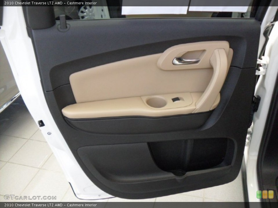 Cashmere Interior Door Panel for the 2010 Chevrolet Traverse LTZ AWD #74583152