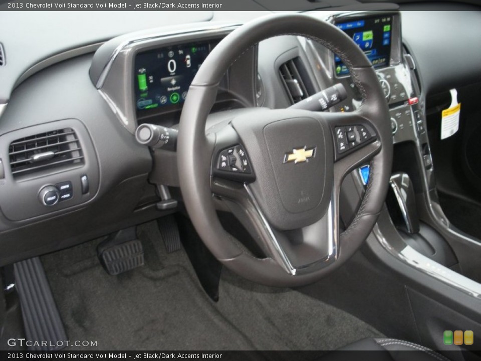 Jet Black/Dark Accents Interior Steering Wheel for the 2013 Chevrolet Volt  #74584352