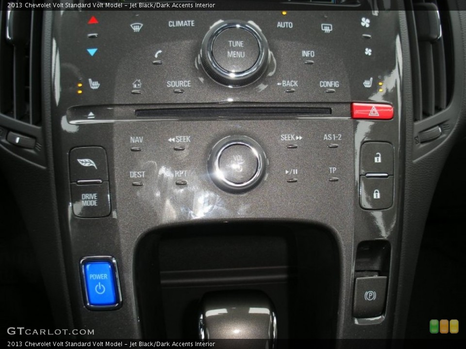 Jet Black/Dark Accents Interior Controls for the 2013 Chevrolet Volt  #74584384