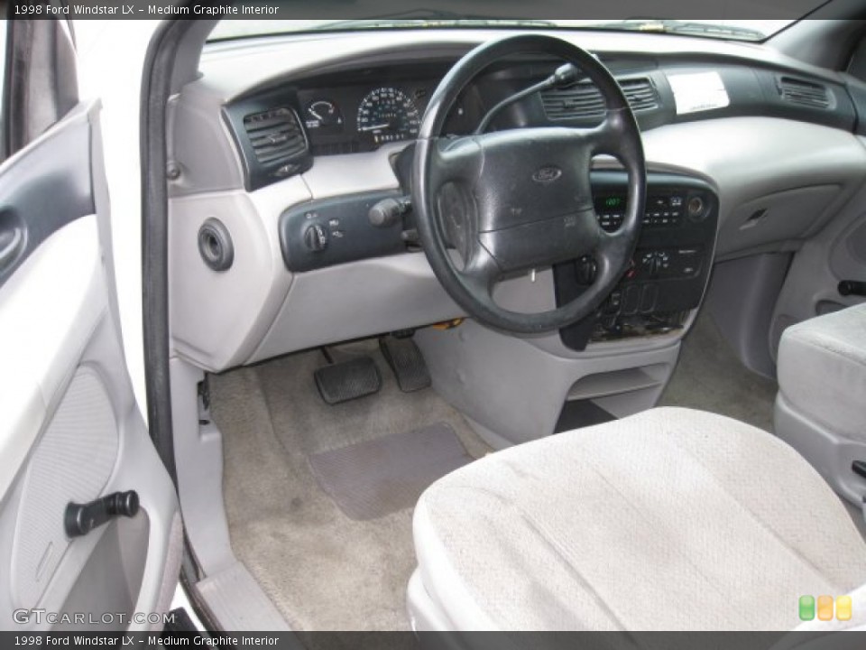 Medium Graphite Interior Dashboard for the 1998 Ford Windstar LX #74585390