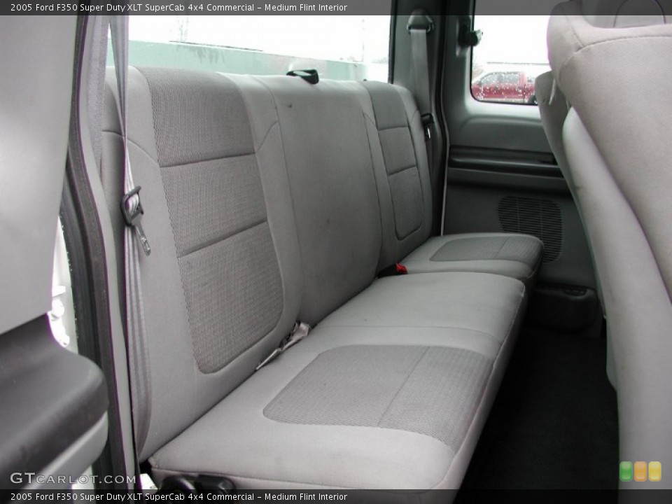 Medium Flint Interior Rear Seat for the 2005 Ford F350 Super Duty XLT SuperCab 4x4 Commercial #74586722