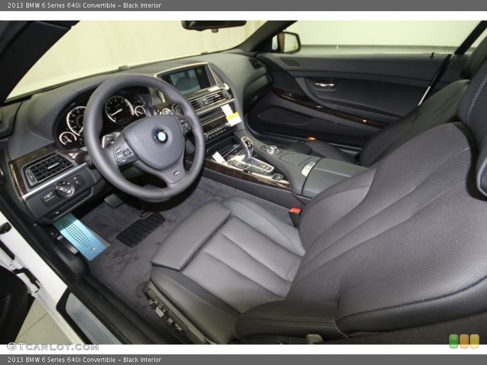 Black Interior Photo for the 2013 BMW 6 Series 640i Convertible #74586833