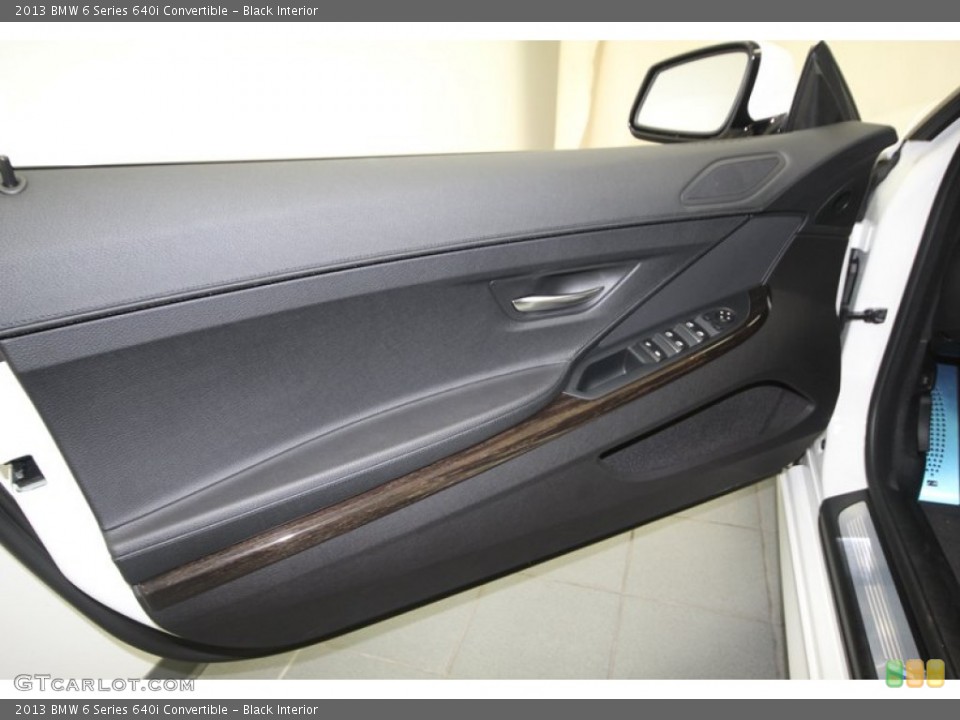 Black Interior Door Panel for the 2013 BMW 6 Series 640i Convertible #74587077
