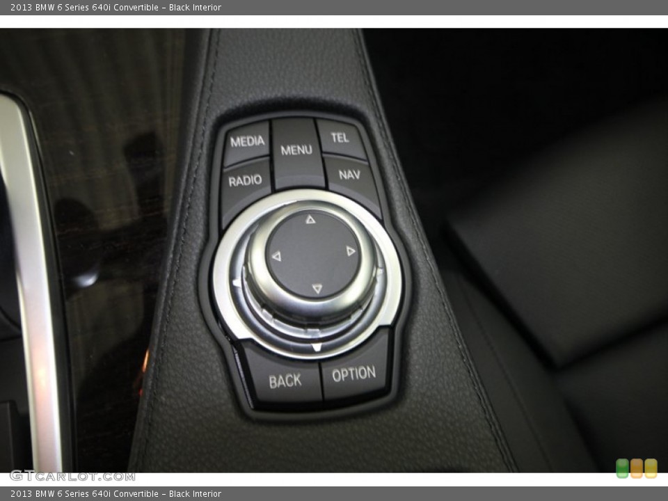 Black Interior Controls for the 2013 BMW 6 Series 640i Convertible #74587210