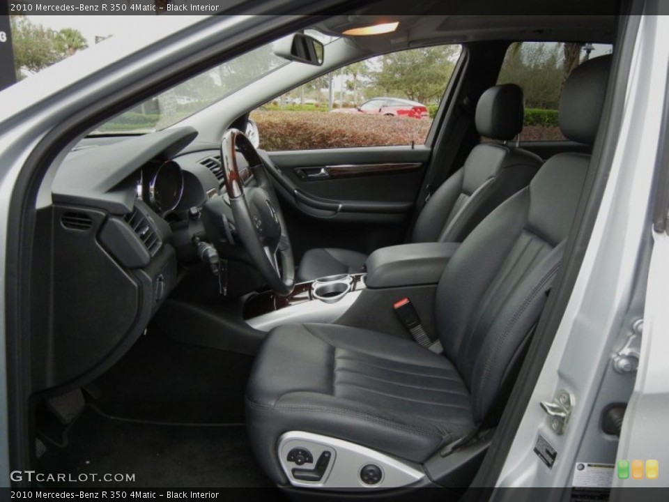 Black Interior Photo for the 2010 Mercedes-Benz R 350 4Matic #74587529