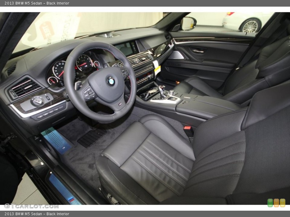 Black Interior Prime Interior for the 2013 BMW M5 Sedan #74588000