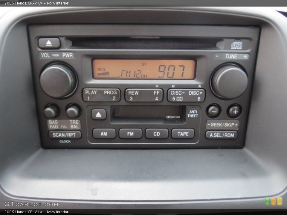 Ivory Interior Audio System for the 2006 Honda CR-V LX #74588824