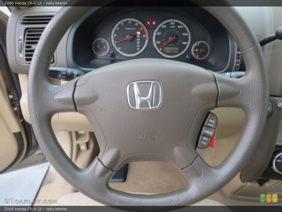 Ivory Interior Steering Wheel for the 2006 Honda CR-V LX #74588885