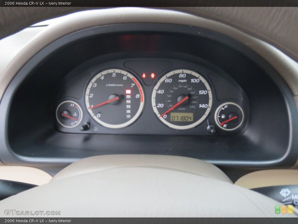 Ivory Interior Gauges for the 2006 Honda CR-V LX #74588906
