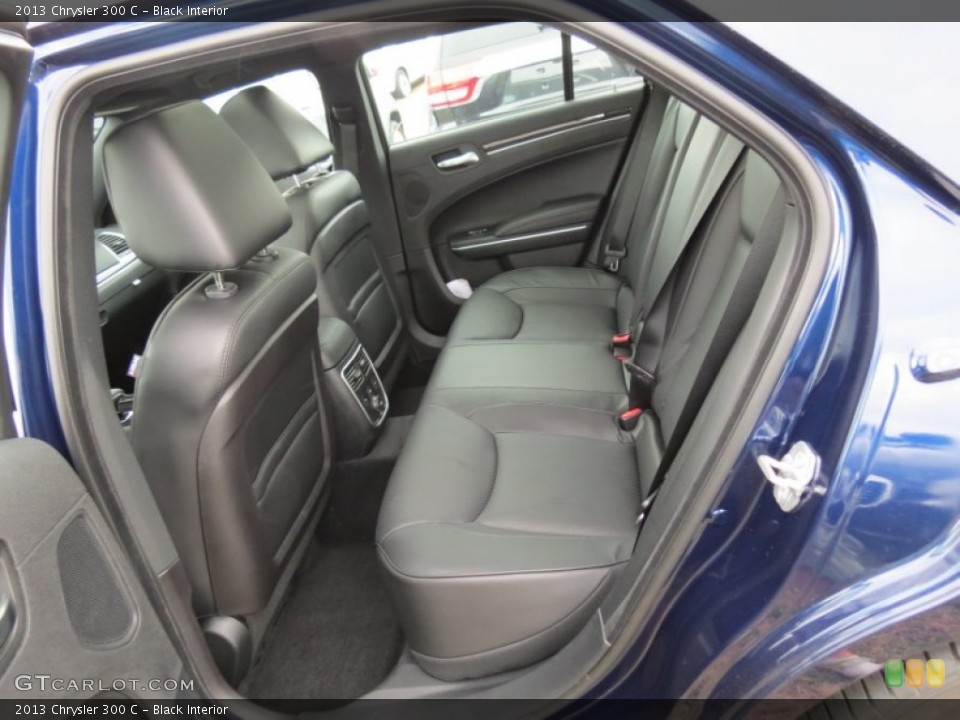 Black Interior Rear Seat for the 2013 Chrysler 300 C #74591108
