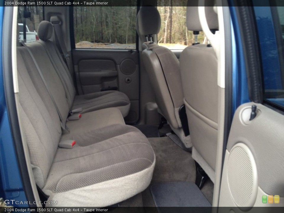 Taupe Interior Rear Seat for the 2004 Dodge Ram 1500 SLT Quad Cab 4x4 #74591894