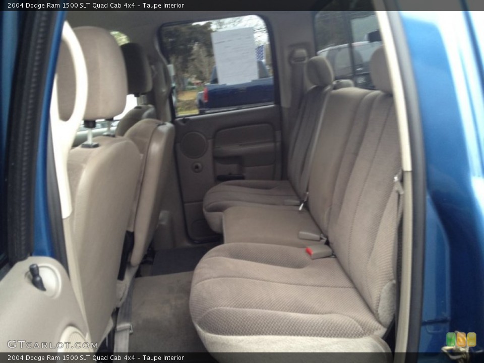 Taupe Interior Rear Seat for the 2004 Dodge Ram 1500 SLT Quad Cab 4x4 #74592113
