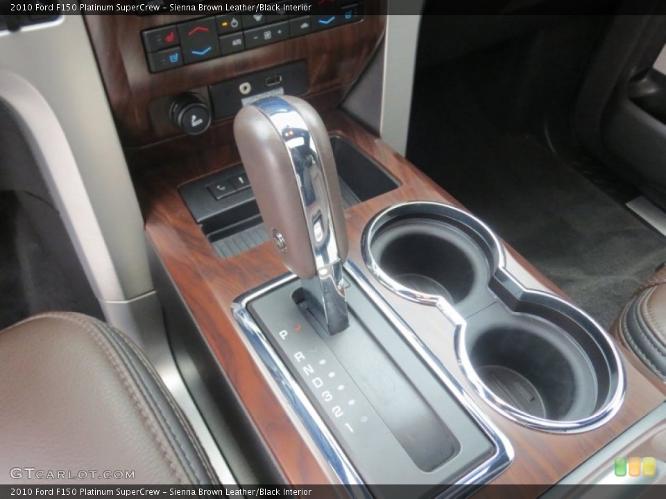 Sienna Brown Leather/Black Interior Transmission for the 2010 Ford F150 Platinum SuperCrew #74592459