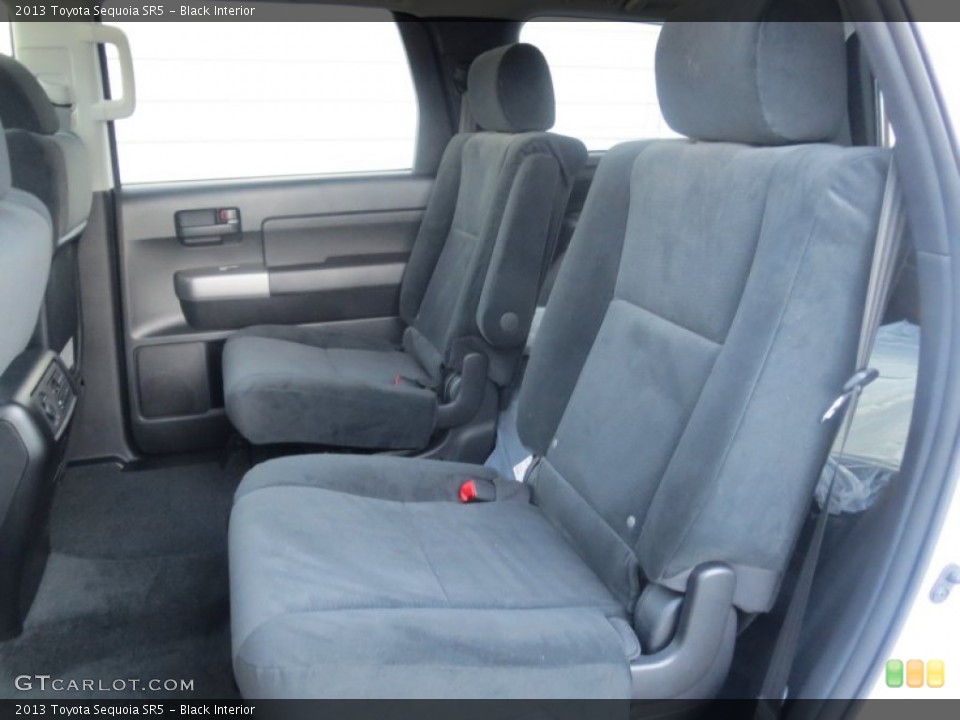 Black Interior Rear Seat for the 2013 Toyota Sequoia SR5 #74593688