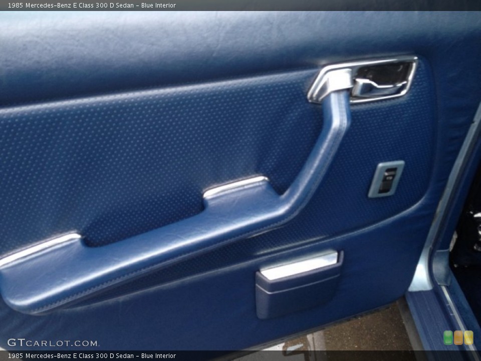 Blue Interior Door Panel for the 1985 Mercedes-Benz E Class 300 D Sedan #74593817