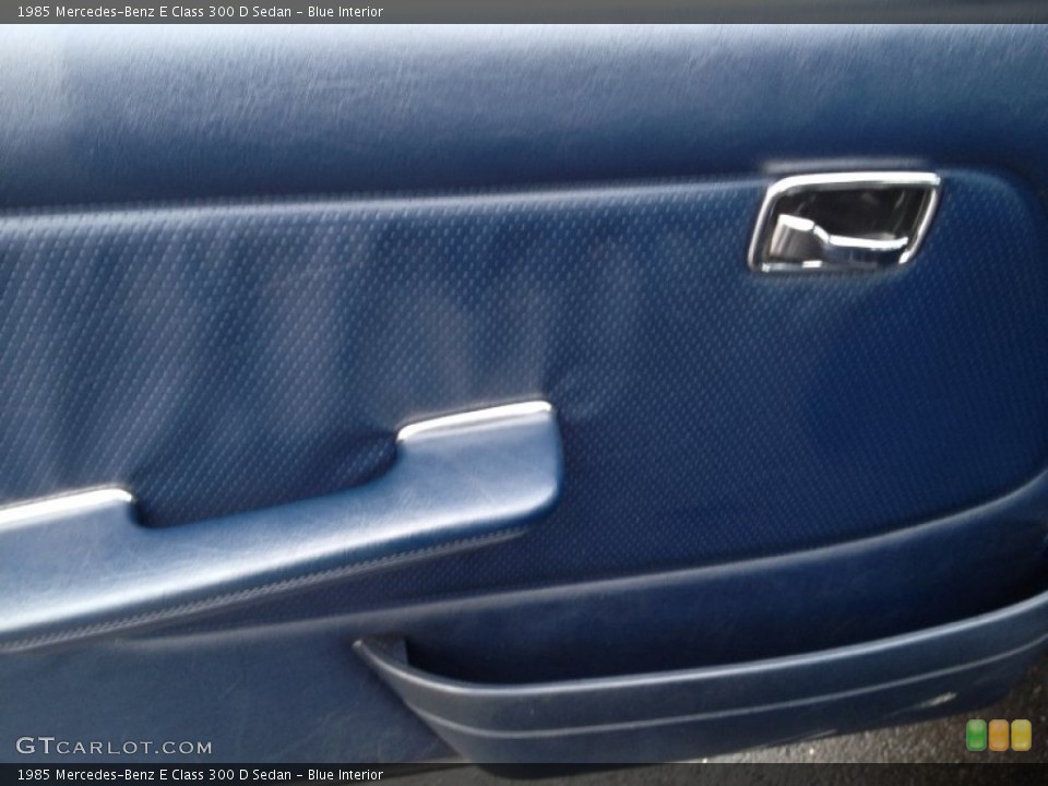 Blue Interior Door Panel for the 1985 Mercedes-Benz E Class 300 D Sedan #74593903