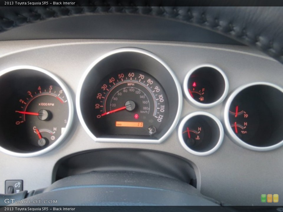 Black Interior Gauges for the 2013 Toyota Sequoia SR5 #74593985