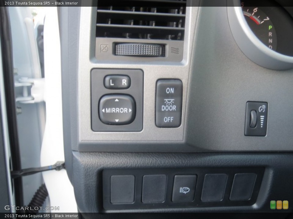 Black Interior Controls for the 2013 Toyota Sequoia SR5 #74594003