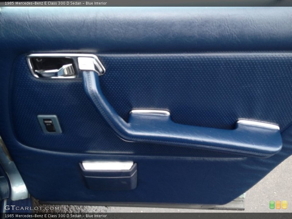 Blue Interior Door Panel for the 1985 Mercedes-Benz E Class 300 D Sedan #74594063