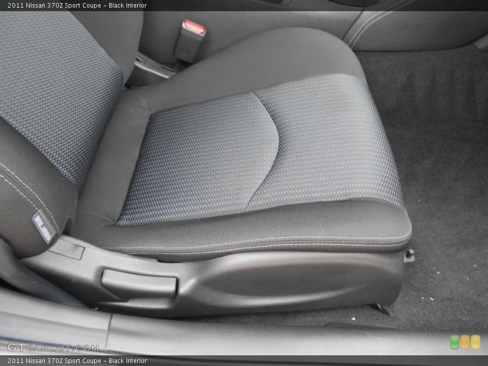 Black Interior Front Seat for the 2011 Nissan 370Z Sport Coupe #74594280