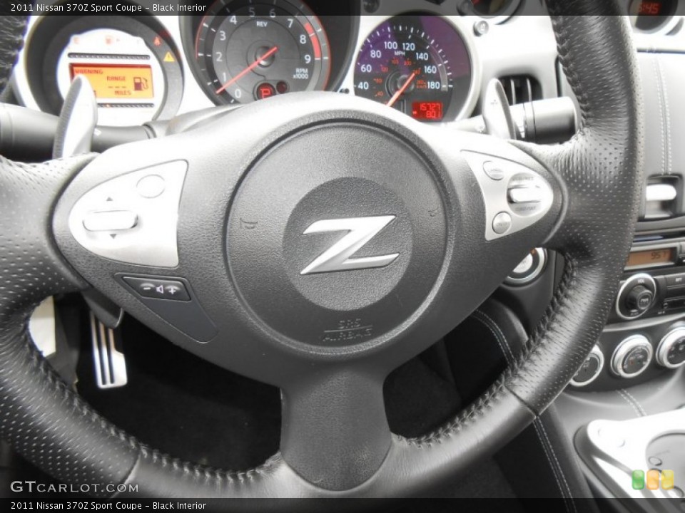 Black Interior Steering Wheel for the 2011 Nissan 370Z Sport Coupe #74594347