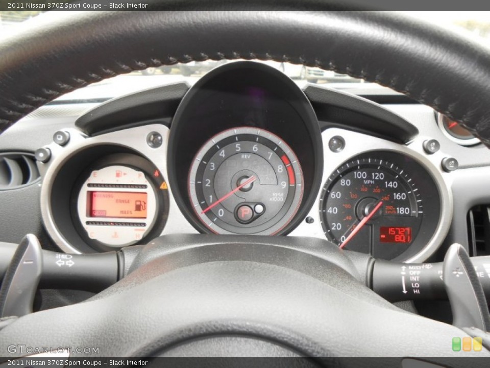 Black Interior Gauges for the 2011 Nissan 370Z Sport Coupe #74594367