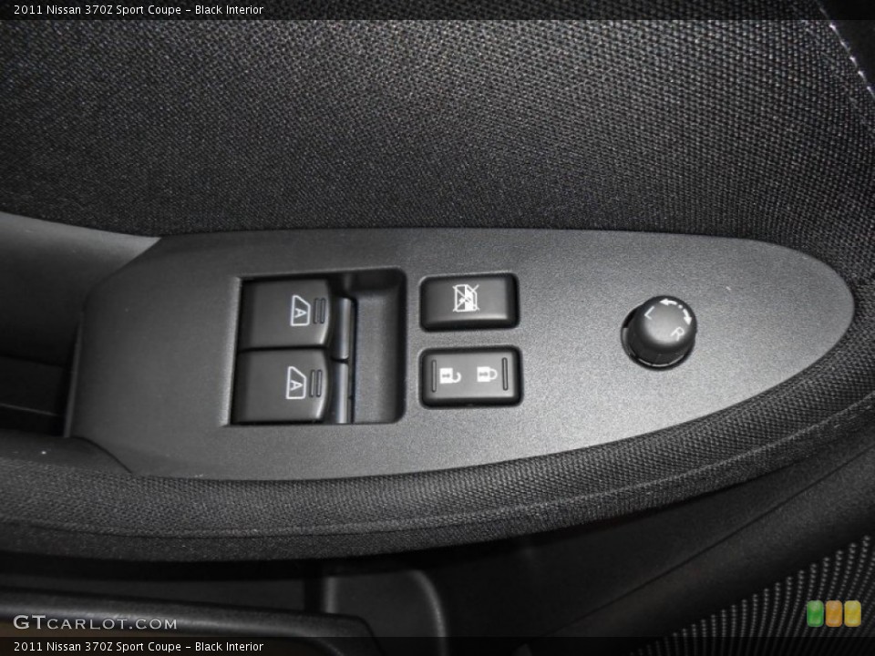 Black Interior Controls for the 2011 Nissan 370Z Sport Coupe #74594529