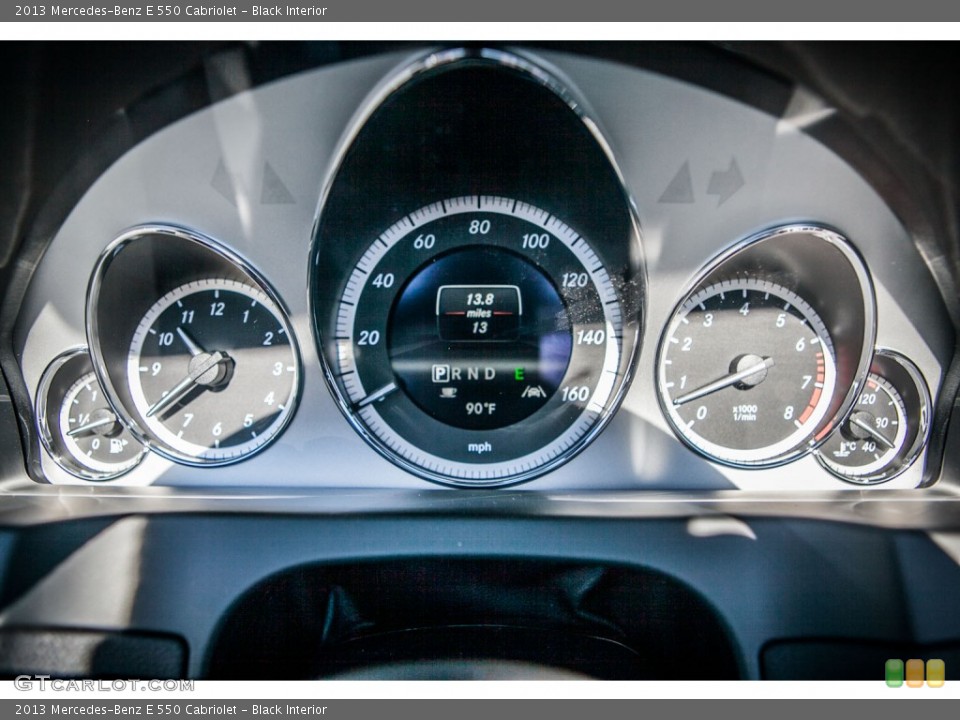 Black Interior Gauges for the 2013 Mercedes-Benz E 550 Cabriolet #74594603