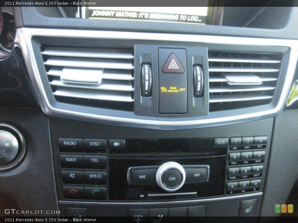 Black Interior Controls for the 2011 Mercedes-Benz E 350 Sedan #74594897