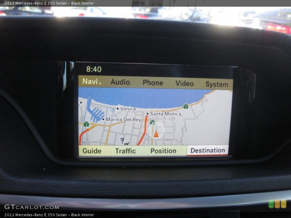 Black Interior Navigation for the 2011 Mercedes-Benz E 350 Sedan #74594912
