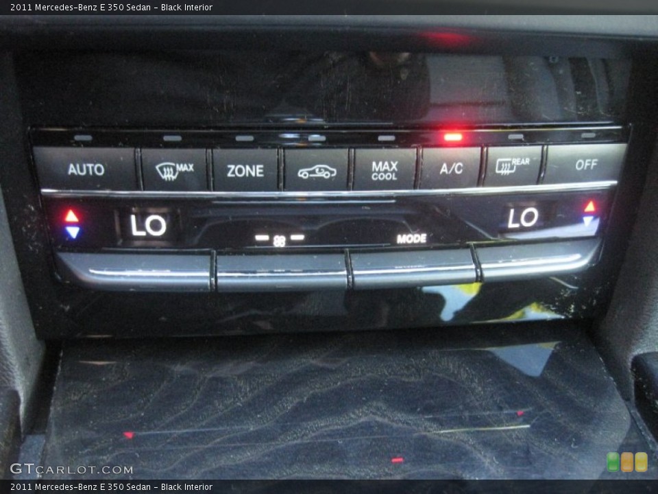 Black Interior Controls for the 2011 Mercedes-Benz E 350 Sedan #74594958