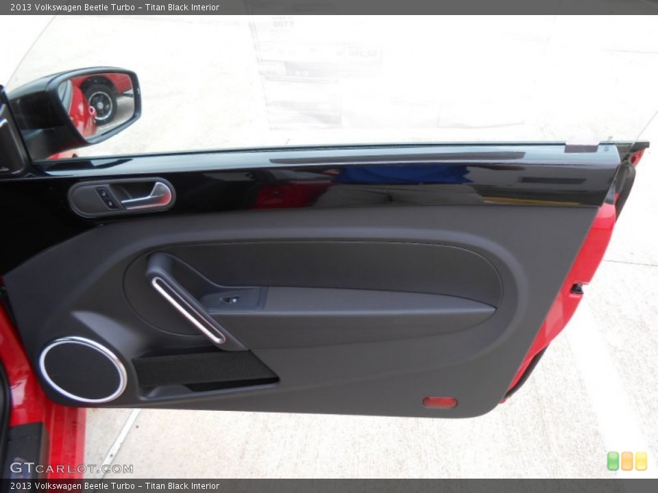 Titan Black Interior Door Panel for the 2013 Volkswagen Beetle Turbo #74595482