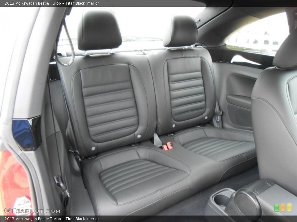 Titan Black Interior Rear Seat for the 2013 Volkswagen Beetle Turbo #74595523