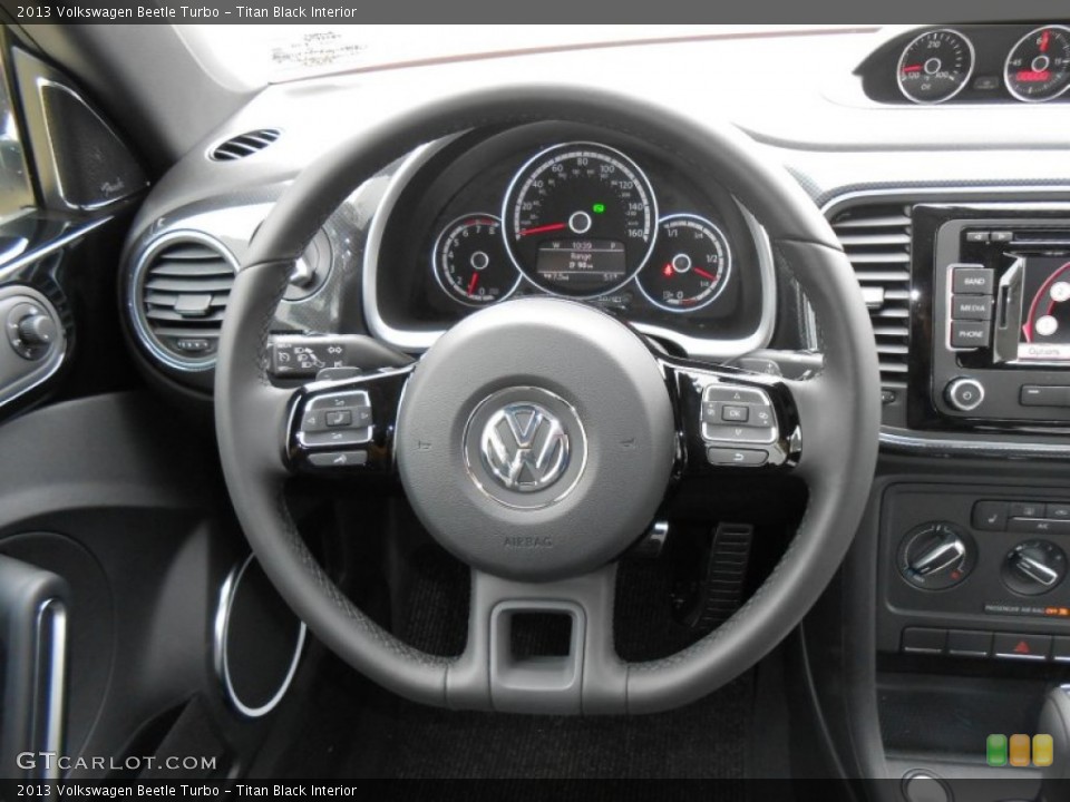 Titan Black Interior Steering Wheel for the 2013 Volkswagen Beetle Turbo #74595563