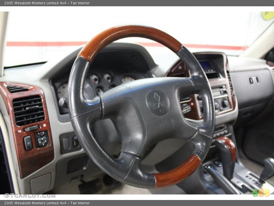 Tan Interior Steering Wheel for the 2005 Mitsubishi Montero Limited 4x4 #74595808