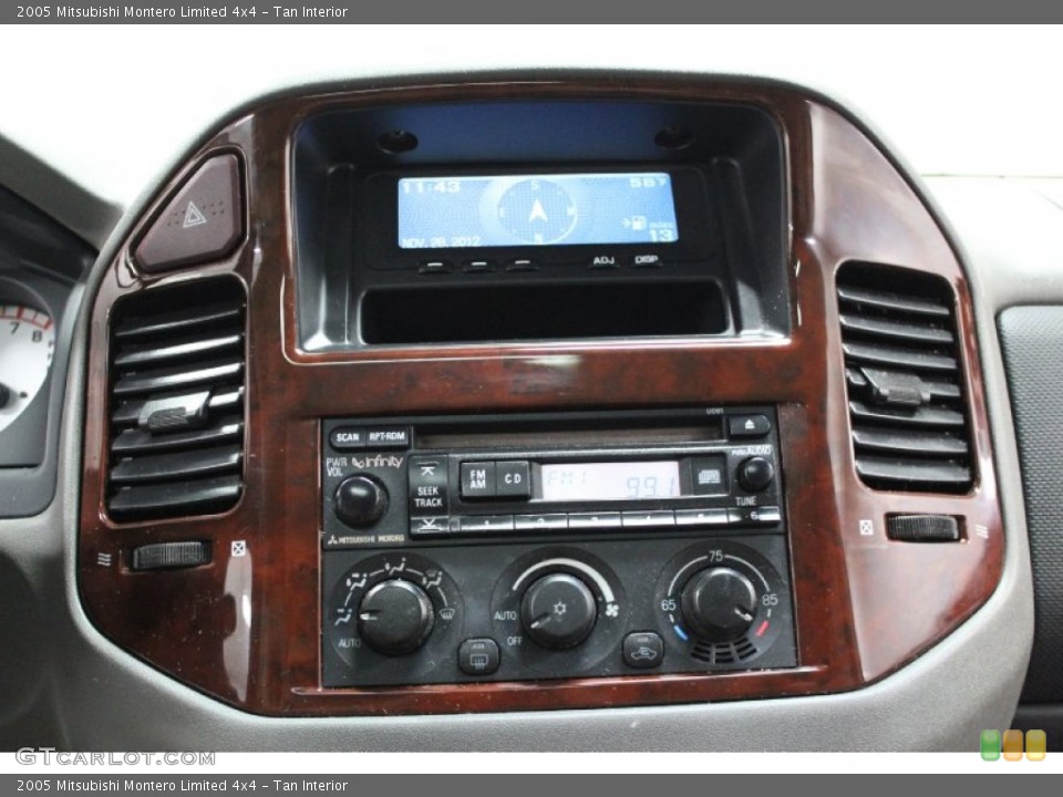 Tan Interior Controls for the 2005 Mitsubishi Montero Limited 4x4 #74595827