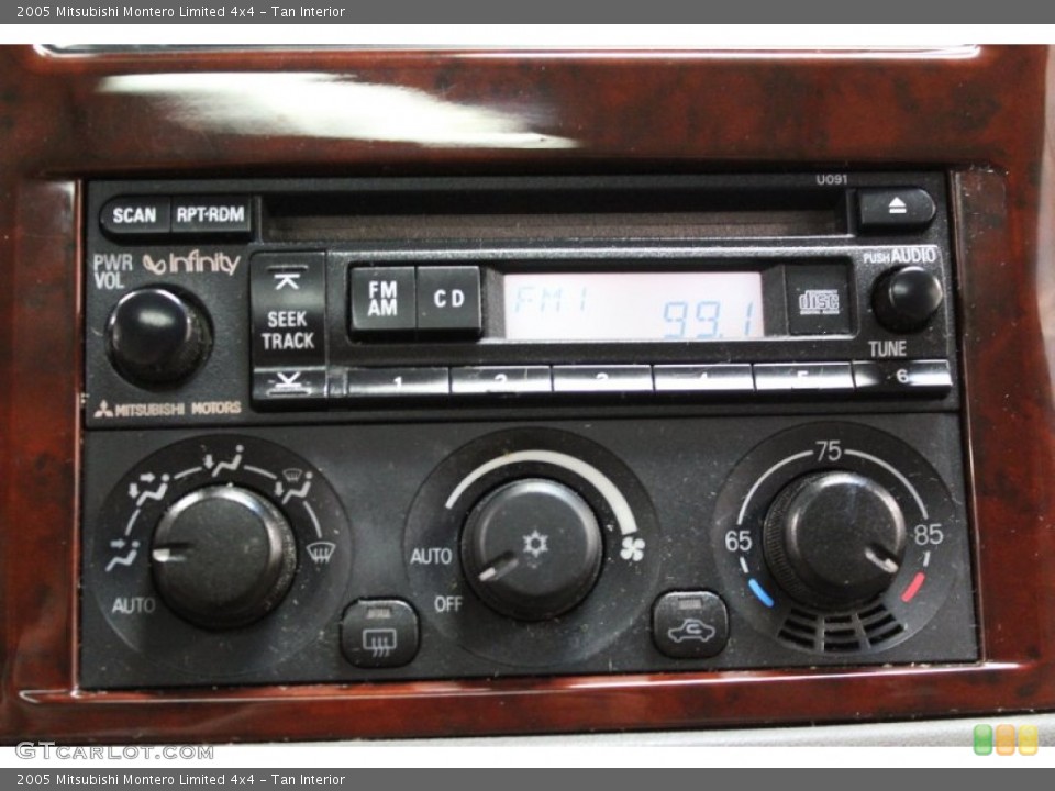 Tan Interior Controls for the 2005 Mitsubishi Montero Limited 4x4 #74595846