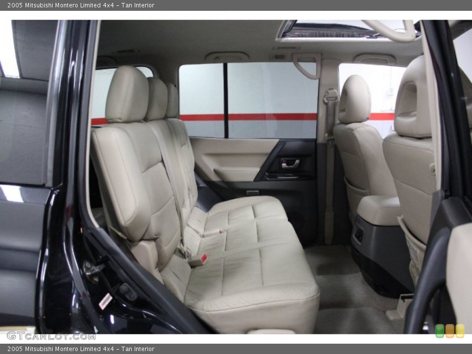 Tan Interior Rear Seat for the 2005 Mitsubishi Montero Limited 4x4 #74596377