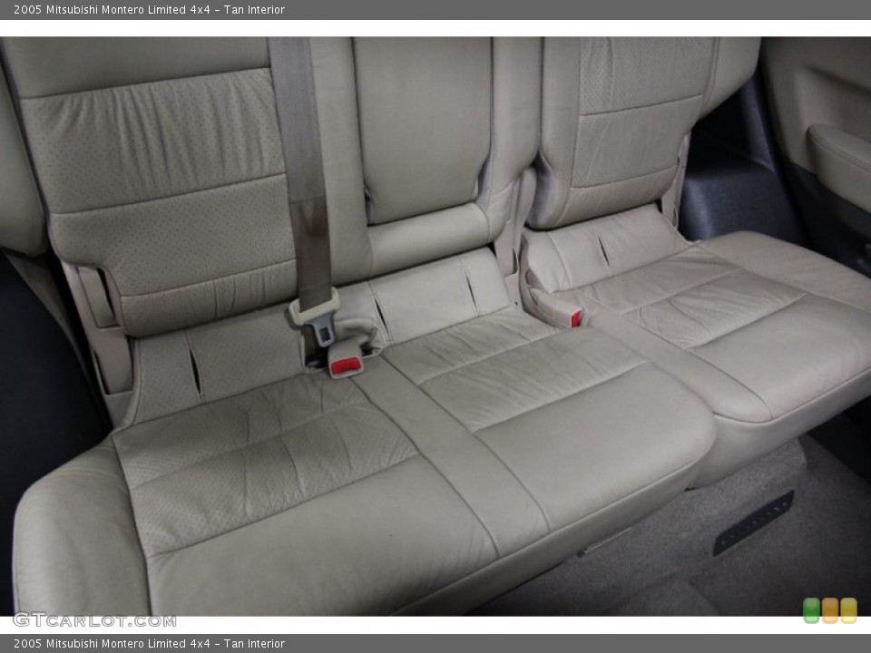 Tan Interior Rear Seat for the 2005 Mitsubishi Montero Limited 4x4 #74596412