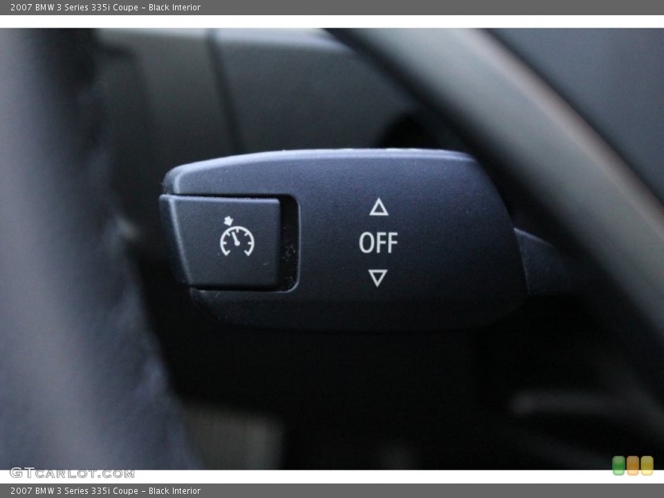 Black Interior Controls for the 2007 BMW 3 Series 335i Coupe #74599907